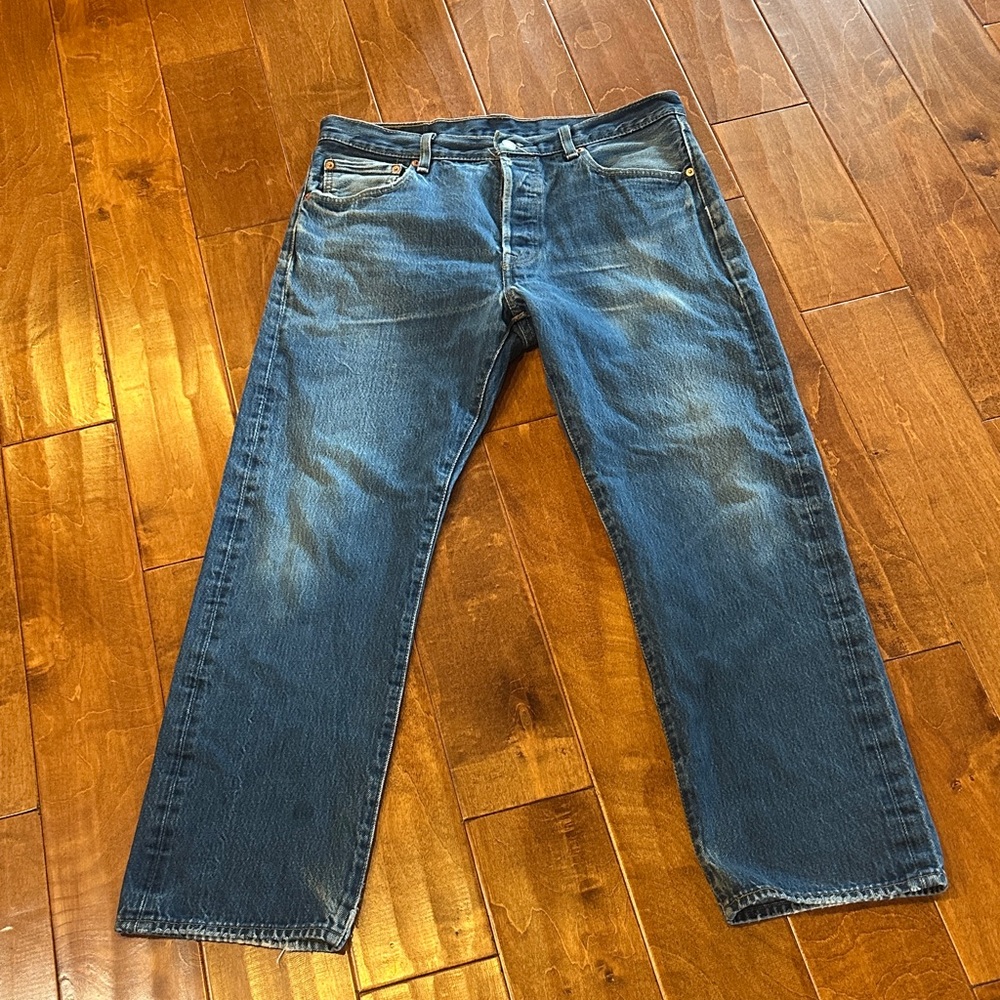 Men's Classic Straight Blue Jeans 501